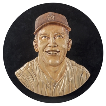 Mickey Mantle Wall Plaque by Armand LaMontagne